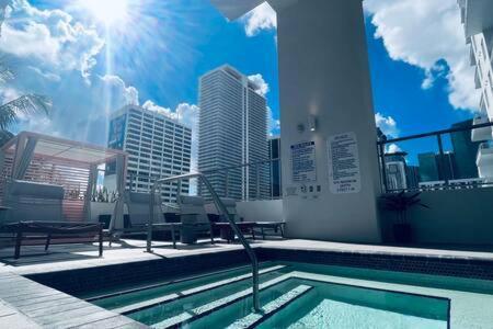 Heart Of Downtown Miami Studio Pool & Gym Apartment Exterior photo